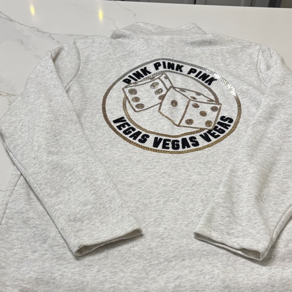 PINK Victoria's Secret Light Gray Vegas Pullover - Picture 11 of 11